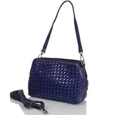 Женская сумка-клатч из качественного кожезаменителя и натуральной замши ANNA&LI (АННА И ЛИ) TU1229-2-navy Синий