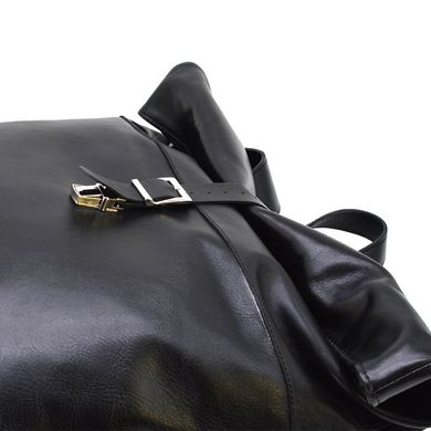 Рол-ап шкіряний рюкзак TARWA GA-3463-4lx Чорний