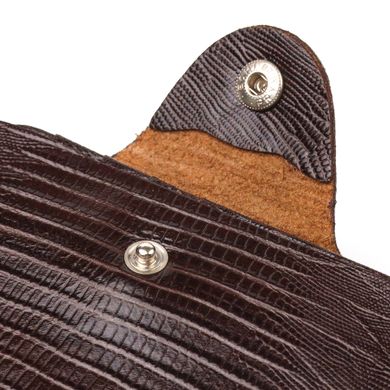 Элегантное портмоне для мужчин в два сложения из натуральной фактурной кожи CANPELLINI 21576 Коричневое