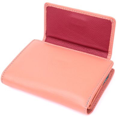 Оригінальний гаманець для жінок із натуральної шкіри ST Leather 22499 Помаранчевий