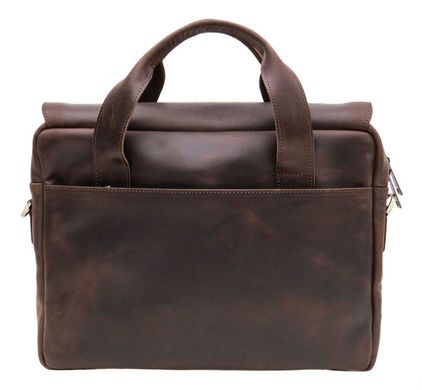 Мужская повседневная сумка-портфель из натуральной кожи RС-1812-4lx TARWA Коричневый