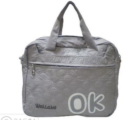 Сіра молодіжна сумка WALLABY DL164, Сірий