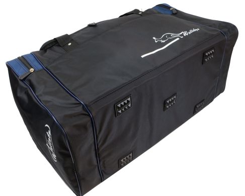 Дорожная сумка 62 л Wallaby 437-8 черная с синим