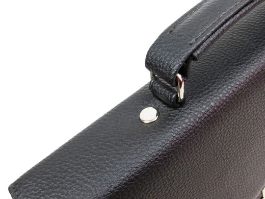 Небольшой мужской портфель из эко кожи Exclusive, Украина черный