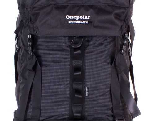 Мужской рюкзак туриста ONEPOLAR (ВАНПОЛАР) W837-black Черный