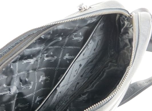 Жіноча шкіряна сумка, планшетка Giorgio Ferretti чорна