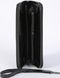 Стильный лакированный  женский кошелек из натуральной кожи De Loris 10152, Черный