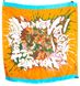 Яркий женский шейный платок Нermes M-061992, Оранжевый
