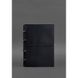 Натуральный кожаный блокнот А4 на кольцах (софт-бук) 9.0 в мягкой обложке синий Crazy Horse Blanknote BN-SB-9-A4-soft-nn