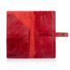 Эргономический кожаный тревел-кейс красного цвета