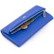 Клатч конверт з кишенею для мобільного шкіряний жіночий ST Leather 19268 Синій