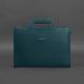 Жіноча шкіряна сумка для ноутбука і документів зелена Blanknote BN-BAG-36-malachite
