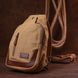 Функціональна чоловіча сумка через плече Vintage 20385 Пісочний