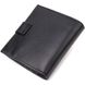 Модный мужской бумажник из натуральной гладкой кожи CANPELLINI 21727 Черный