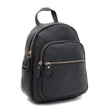 Шкіряний жіночий рюкзак Keizer K1172bl-black фото