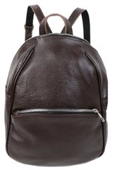 Шкіряний жіночий рюкзак 9L Borsacomoda коричневий