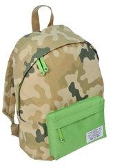 Міський рюкзак Paso CM-222B камуфляж / зелений 15 л