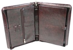 Папка-портфель деловая из кожзама Exclusive 710400 brown