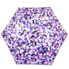 Зонт женский механический компактный облегченный FULTON (ФУЛТОН) FULL501-Pixel-power Фиолетовый