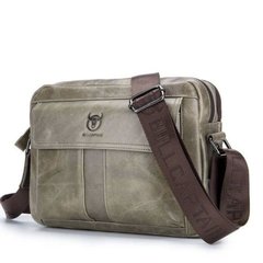 Мужская сумка через плечо кросс-боди Bull Bag T1402 оливковый цвет Зеленый
