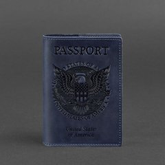Обкладинка для паспорта з американським гербом, Нічне небо - синє Blanknote BN-OP-USA-nn