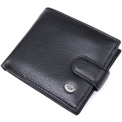 Мужской кожаный купюрник ST Leather 18308 (ST104) Черный