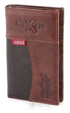 Современный кожаный кошелек Kickers 13736, Коричневый