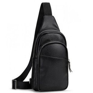 Кожаный рюкзак Tiding Bag A25-5021A Черный