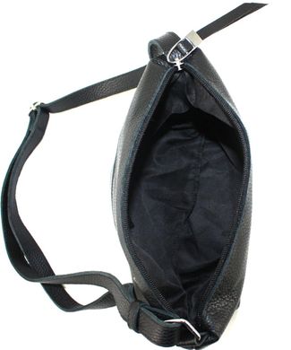 Жіноча шкіряна сумка на плече Borsacomoda чорна