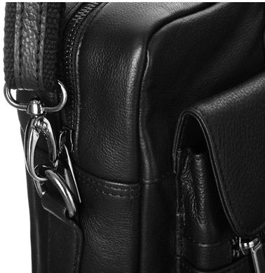 Чоловіча сумка портфель для ноутбука з натуральної шкіри Always Wild чорна