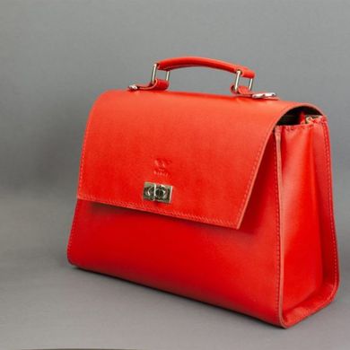 Женская кожаная сумка Classic красная Blanknote TW-Classic-red-ksr