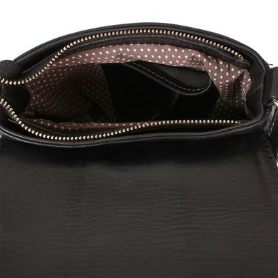 Жіноча шкіряна сумка LASKARA (Ласкарєв) LK-DD217-black-croco Чорний