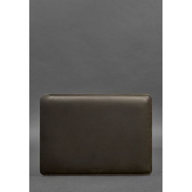 Натуральний шкіряний чохол для MacBook Pro 13'' Темно-коричневий Blanknote BN-GC-7-o