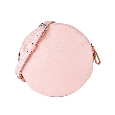 Женская кожаная мини-сумка Bubble розовая флотар Blanknote TW-Babl-pink-flo
