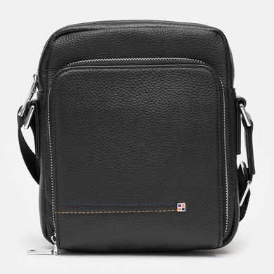 Мужская кожаная сумка Ricco Grande K16207-black