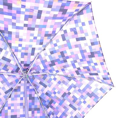 Зонт женский механический компактный облегченный FULTON (ФУЛТОН) FULL501-Pixel-power Фиолетовый