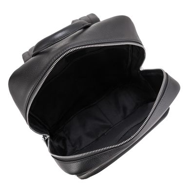 Стильний шкіряний чоловічий рюкзак Tiding Bag N2-191229-3A Чорний