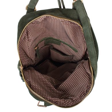 Рюкзак жіночий замшевий LASKARA (Ласкарєв) LK-DM229-olive Зелений