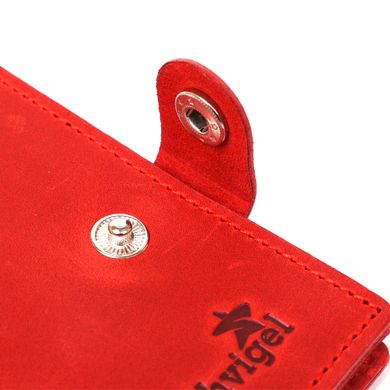 Женское матовое небольшое портмоне Shvigel 16476 Красный