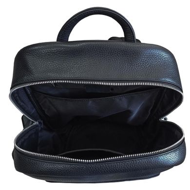Мужской кожаный рюкзак черного цвета Tiding Bag N2-201218-3A Черный