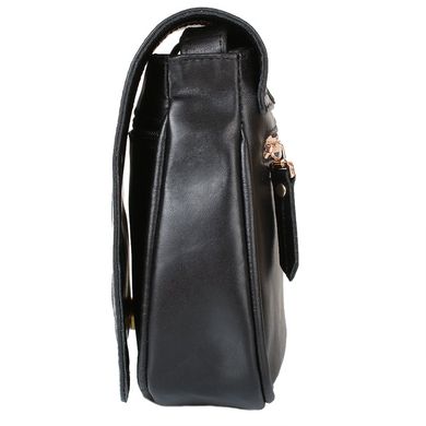 Женская кожаная сумка LASKARA (ЛАСКАРА) LK-DD217-black-croco Черный