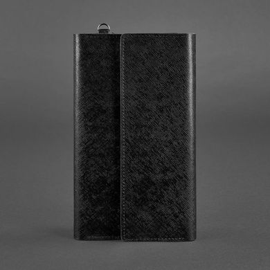 Натуральний шкіряний клатч-органайзер (Тревел-кейс) 5.1 чорний Blackwood Blanknote BN-TK-5-1-bw