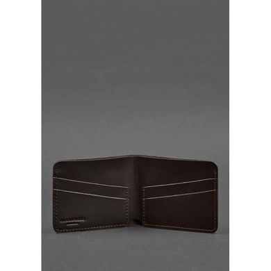 Мужское кожаное портмоне 4.1 (4 кармана) коричневое Blanknote BN-PM-4-1-choko