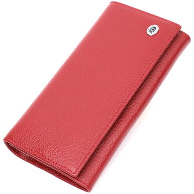 Стильный и женственный кошелек из натуральной кожи ST Leather 19429 Красный