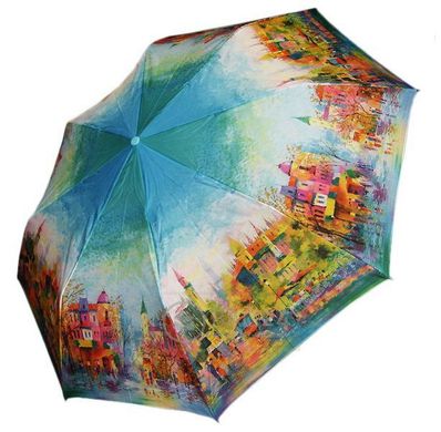 Надійна жіноча парасолька механіка ZEST Z255155-01, Бірюзовий
