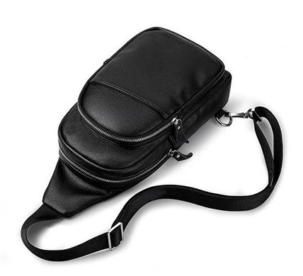 Кожаный рюкзак Tiding Bag A25-5021A Черный