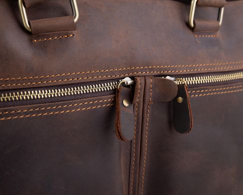 Сумка для ноутбука в винтажном стиле мужская Tiding Bag D4-001R Коричневый