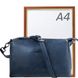 Женская сумка-клатч из качественного кожезаменителя AMELIE GALANTI (АМЕЛИ ГАЛАНТИ) A991339-dark-blue Синий