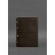 Натуральный кожаный блокнот А4 на кольцах (софт-бук) 9.0 в мягкой обложке темно-коричневый Crazy Horse Blanknote BN-SB-9-A4-soft-o