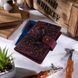 Шкіряне портмоне для паспорта / ID документів HiArt PB-03S / 1 Shabby Plum "Mehendi Art"